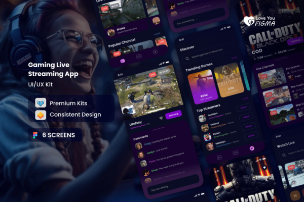 Gaming Live Streaming App