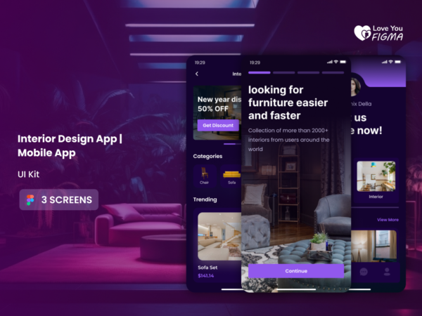 Interior Design App - Mobile App